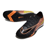 Chuteira Society Nike Zoom Mercurial Vapor 16 Elite TF Preto e Laranja